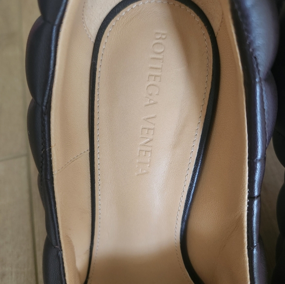 Bottega Veneta dark brown leather heel pump - Picture 5 of 7